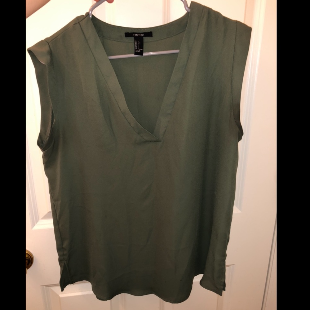 Olive green tank
